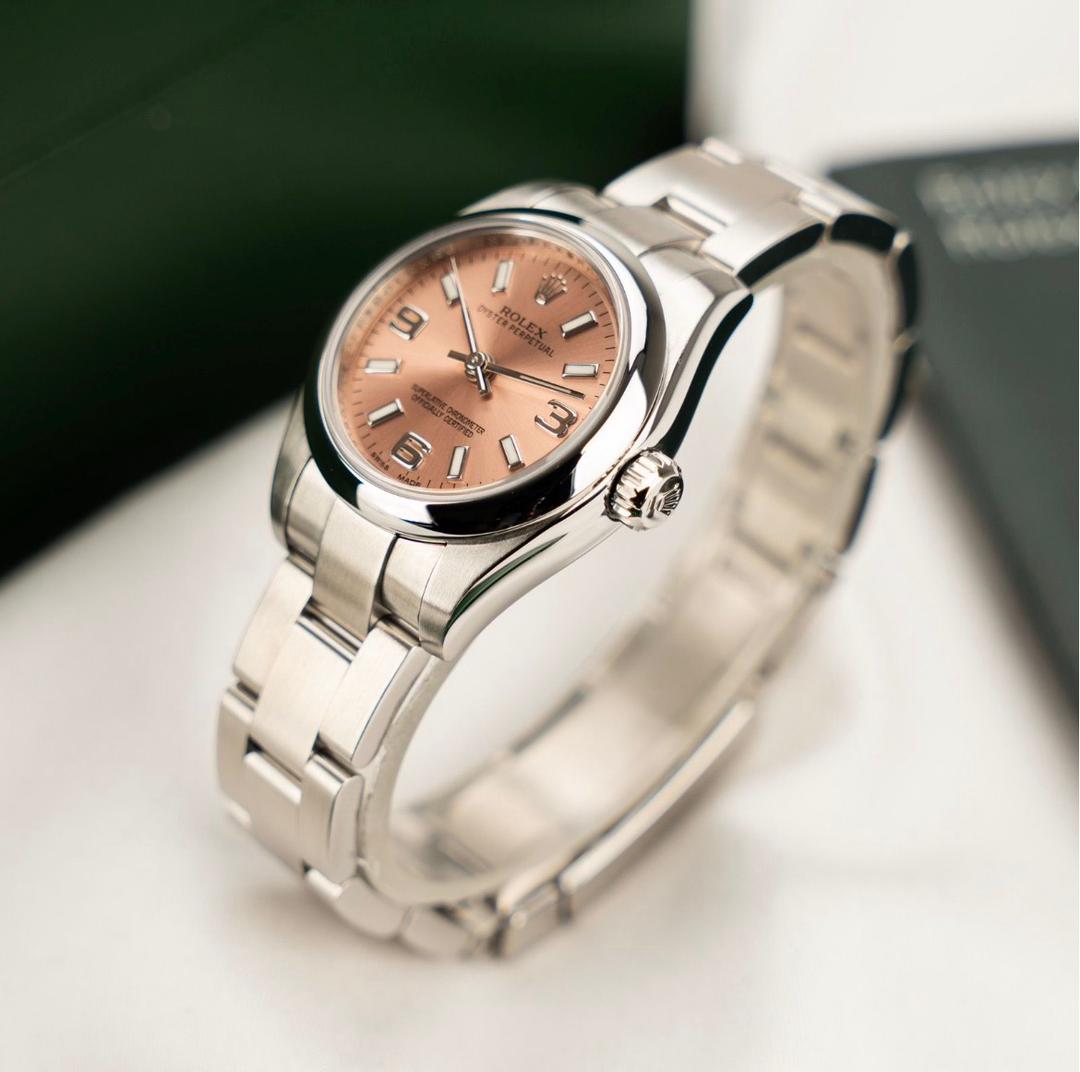 Rolex Oyster Perpetual 26 176200 Rose - Ensemble complet - Image 9