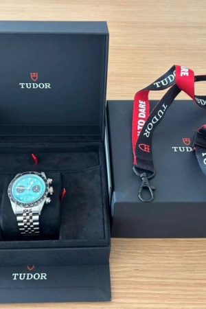 Tudor Black Bay Chrono Bleu Flamant - Coffret Complet