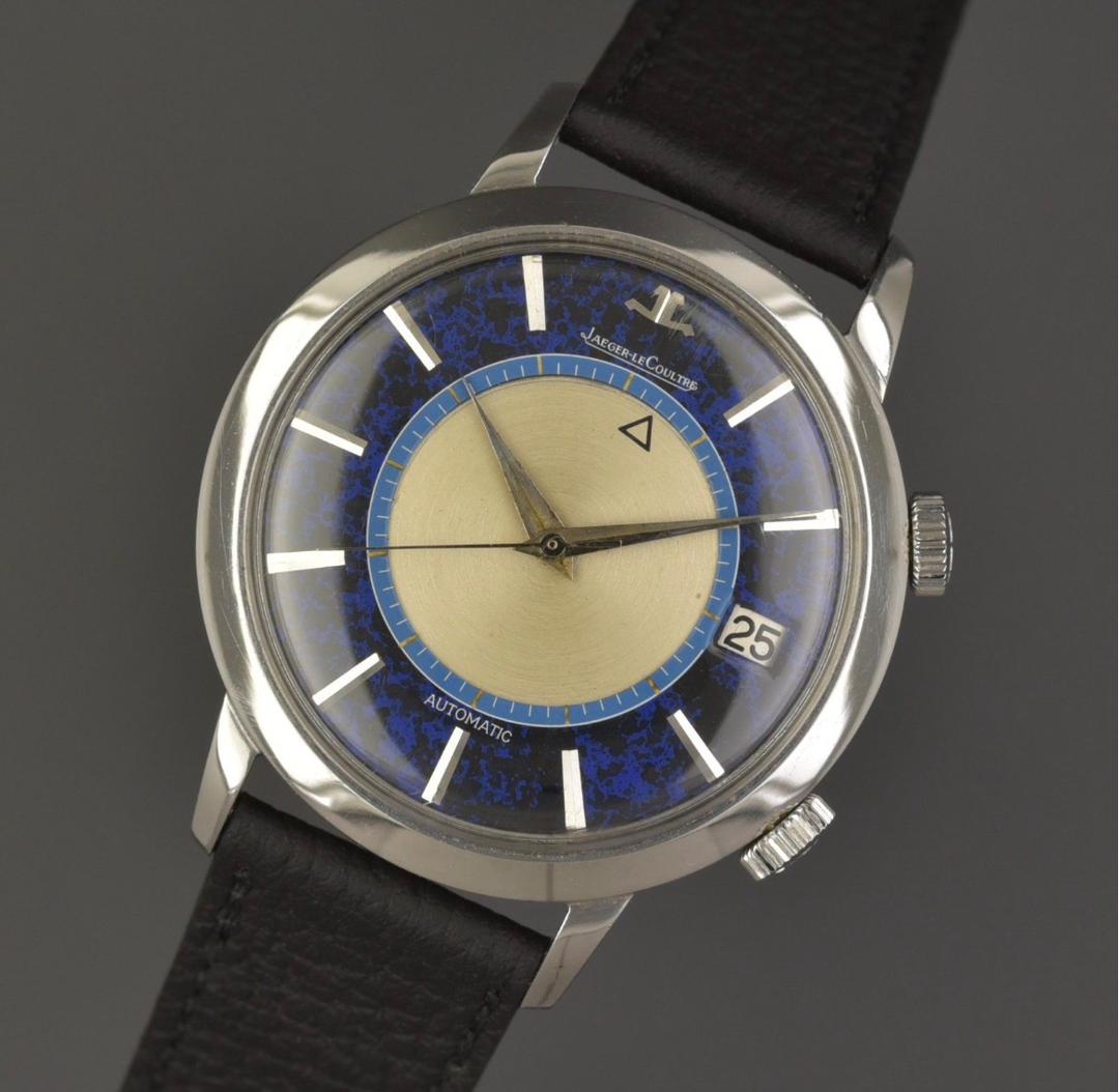 JAEGER-LECOULTRE Memovox Lapis Lazuli Automatique 37 mm Vintage E855 - Image 2