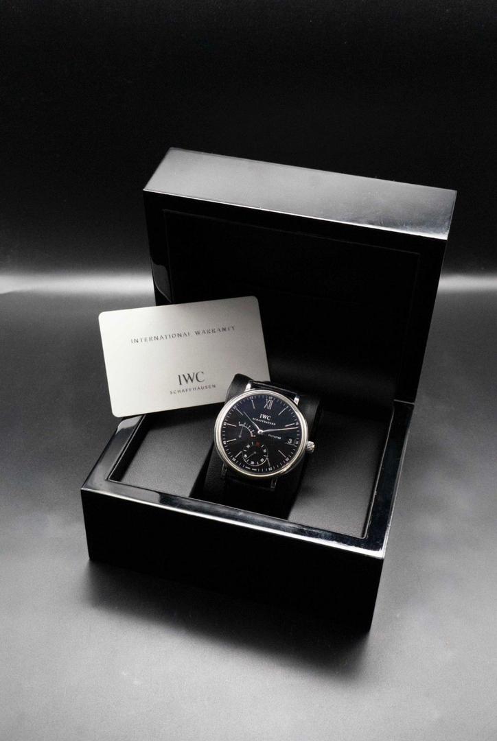 IWC Portofino IW510102 Noire 8 Jours 2016 Papiers