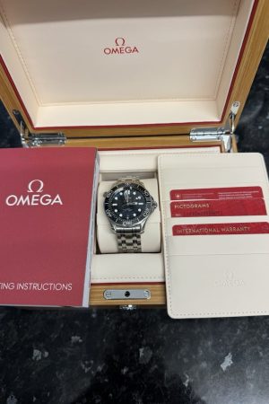 Montre mécanique automatique OMEGA Seamaster pour homme, 42 mm