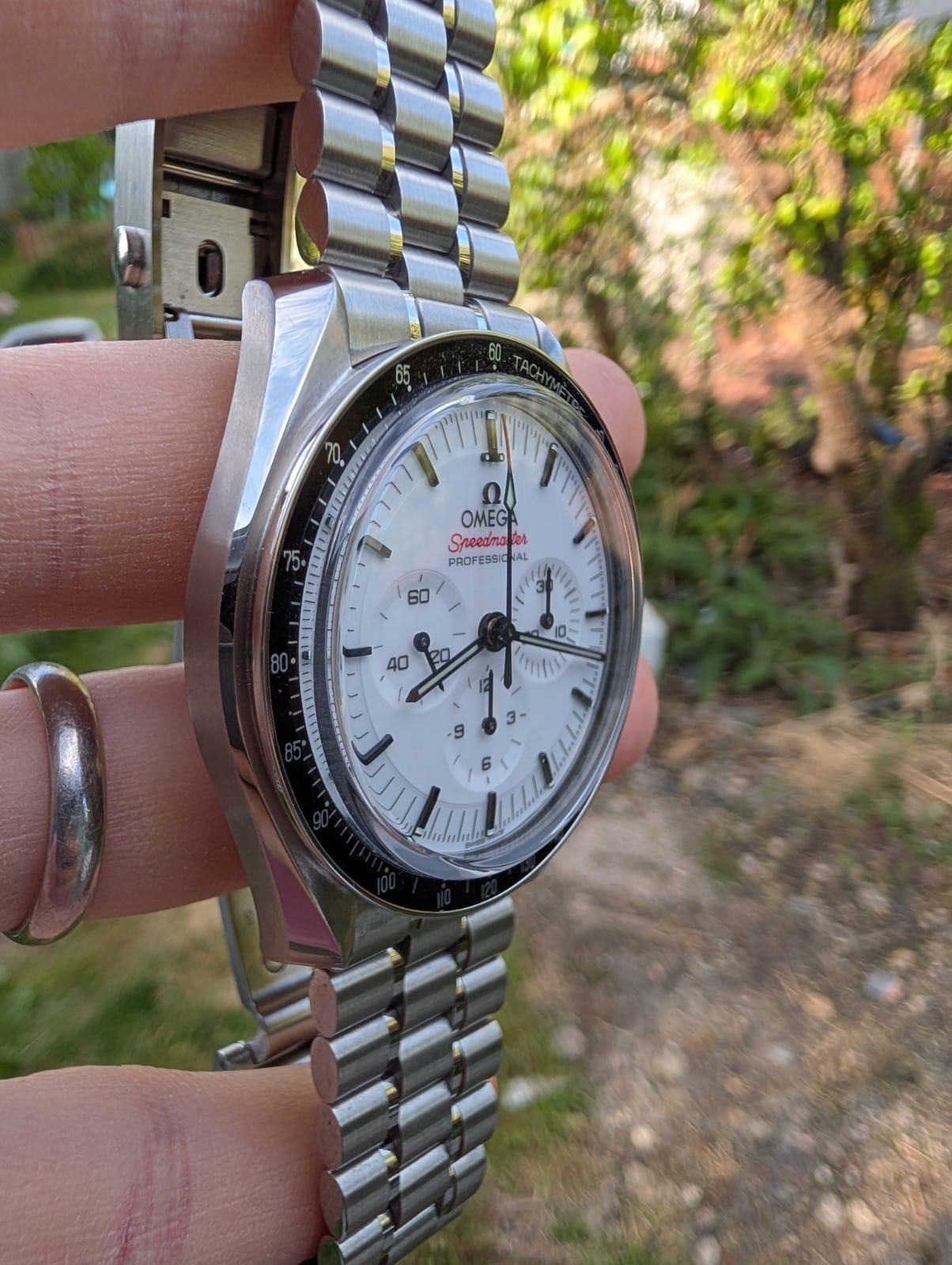 Omega Speedmaster Professional - Cadran blanc - Boîte et papiers - Image 3