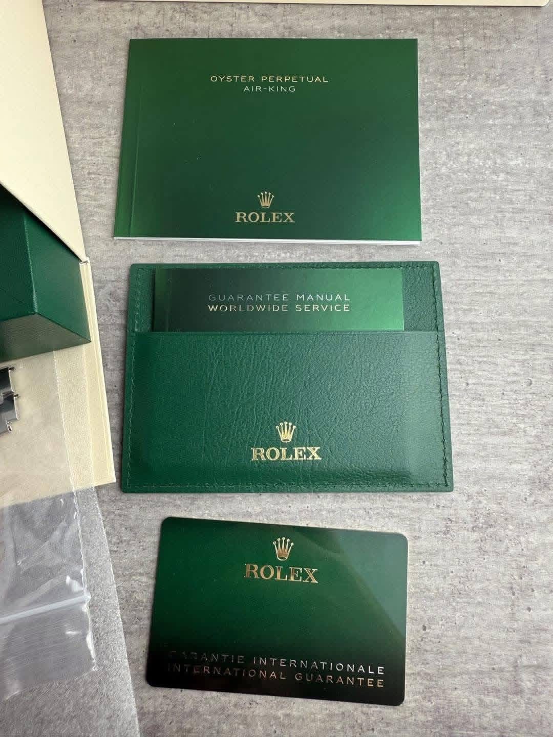 Rolex Air King 126900 Coffret et papiers 2023 Reçus originaux Ensemble complet - Image 19