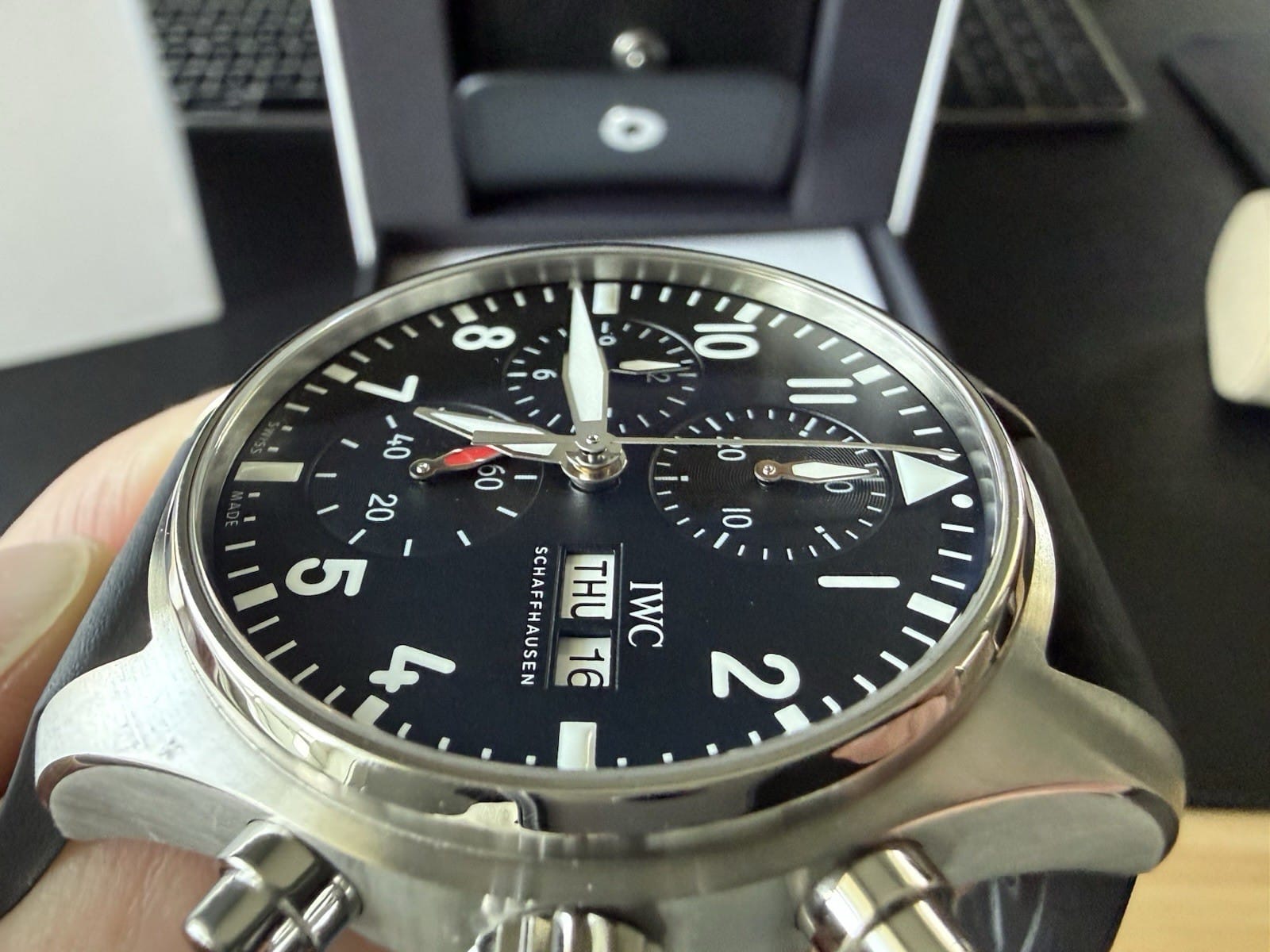 Montre IWC Pilot's Chronograph Spitfire 41 IW387901 Coffret complet 2024 - Image 2
