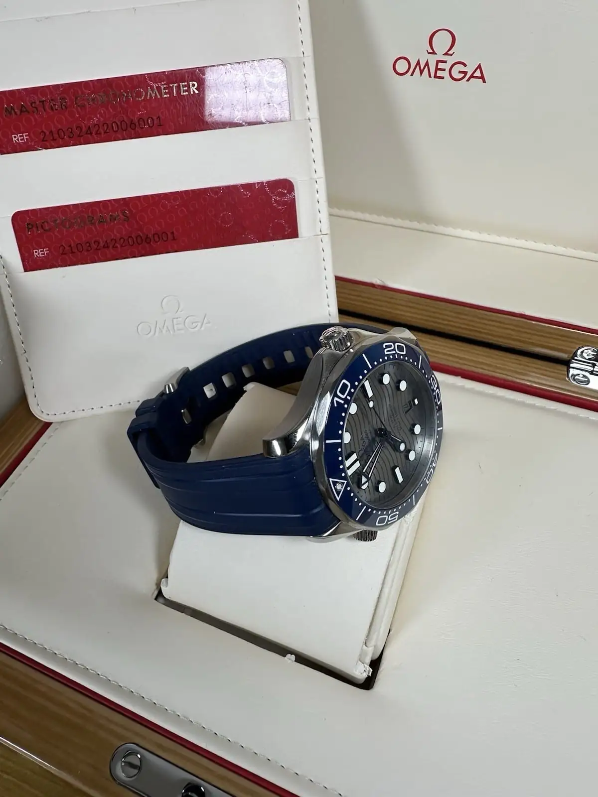 Omega Seamaster Gris/Bleu | 210.32.42.20.06.001 | 2022 | Boîte, Papiers – Image 3