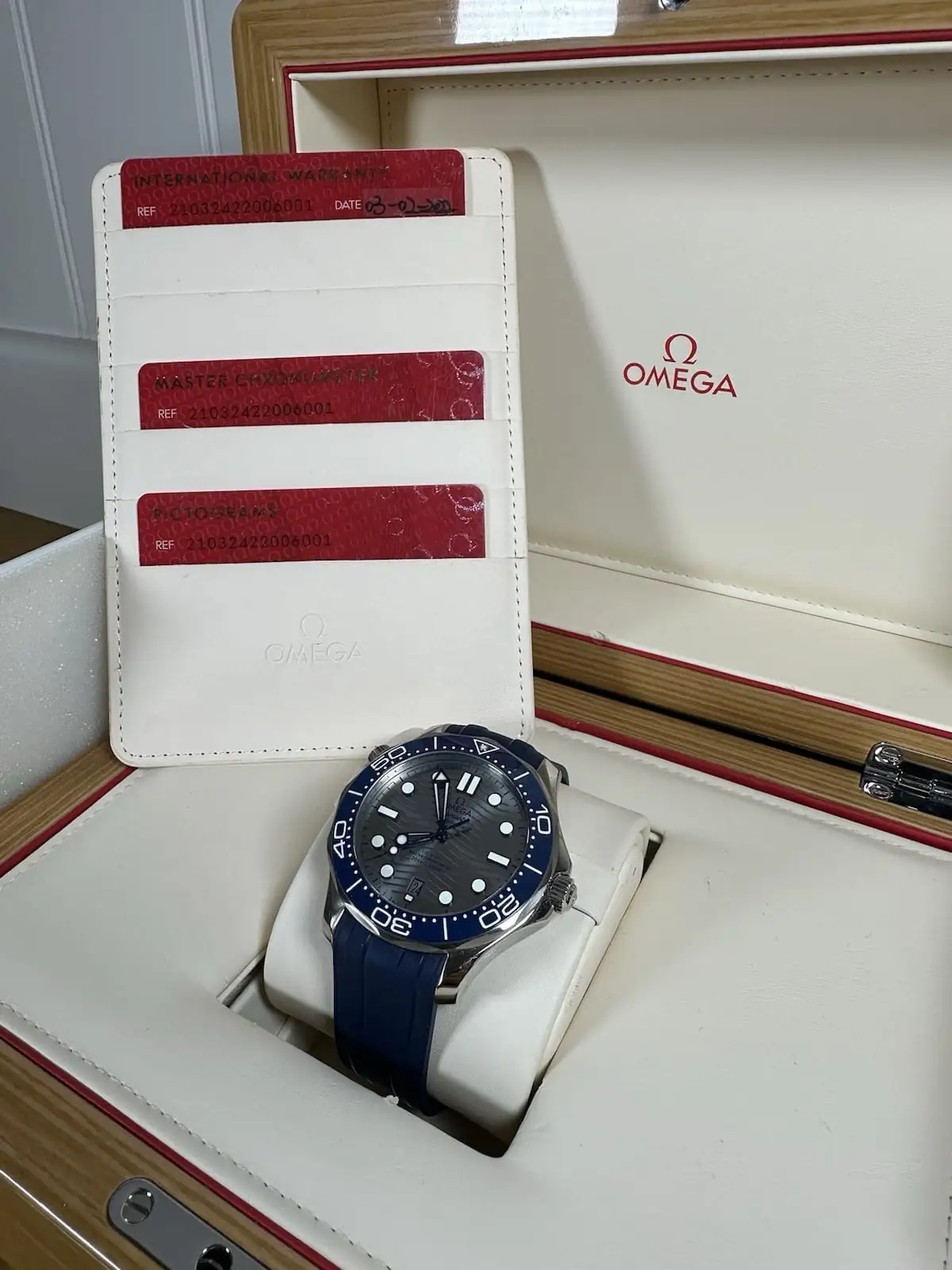 Omega Seamaster Gris/Bleu | 210.32.42.20.06.001 | 2022 | Boîte, Papiers – Image 2