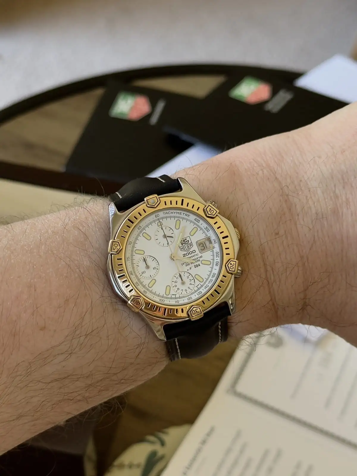 Montre chronographe Tag Heuer Professional 2000 | Édition limitée | Garantie | Rare - Image 9