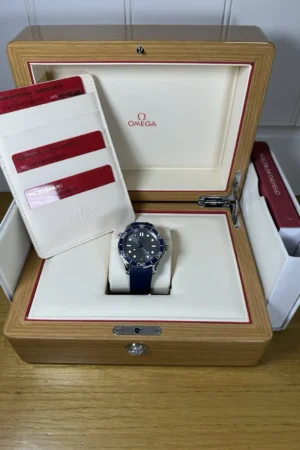 Omega Seamaster Gris/Bleu | 210.32.42.20.06.001 | 2022 | Boîte, Papiers