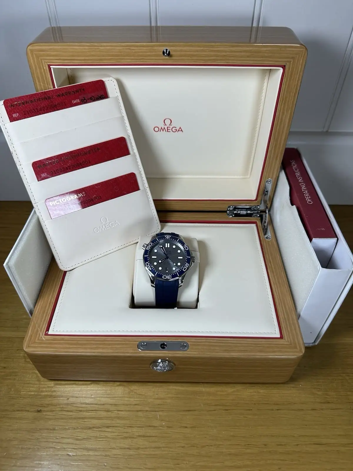 Omega Seamaster Gris/Bleu | 210.32.42.20.06.001 | 2022 | Boîte, Papiers